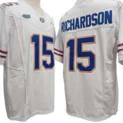 Alternative view of Florida Gators #15 Anthony Richardson Vapor F.U.S.E. Limited Jersey