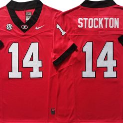 Alternative view of Georgia Bulldogs #14 Gunner Stockton Vapor F.U.S.E. Limited Jersey Stitched