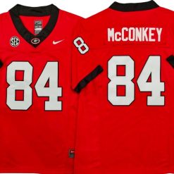 Alternative view of Georgia Bulldogs #84 Ladd McConkey Vapor F.U.S.E. Limited Jersey Stitched