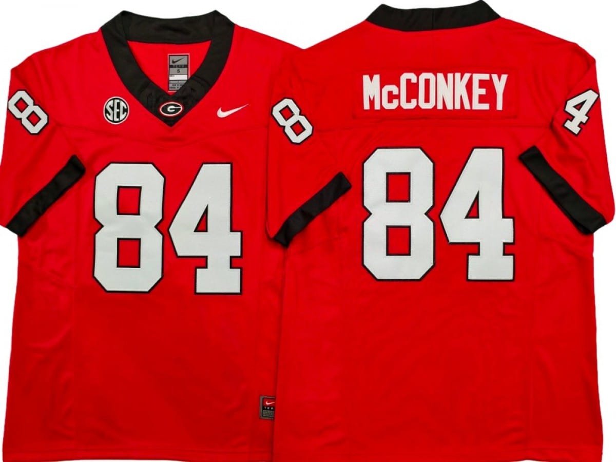 Georgia Bulldogs #84 Ladd McConkey Vapor F.U.S.E. Limited Jersey Stitched - Image 2