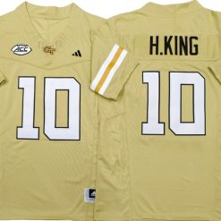 Alternative view of Georgia Tech #10 Haynes King Vapor F.U.S.E. Limited Jersey