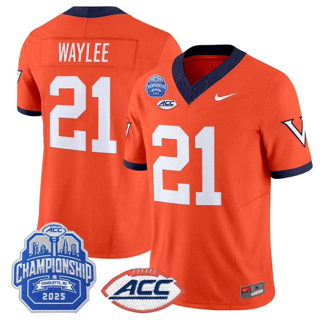 Harrison Waylee Jersey #21 Virginia 1995 Throwbacks 2025 ACC Championship - Image 3