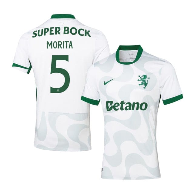 Hidemasa Morita 5 Sporting CP 2025-26 Third Match Jersey – White