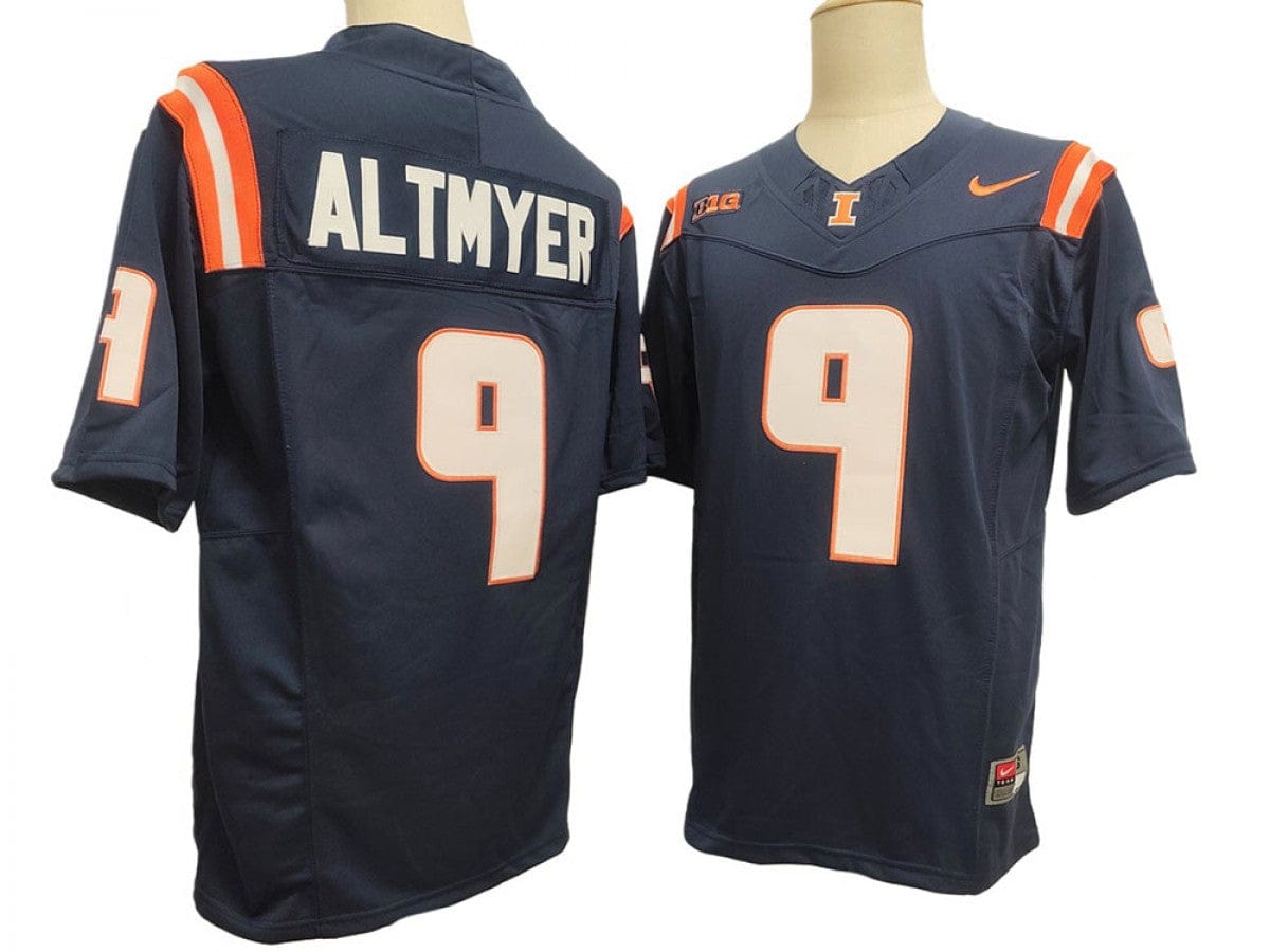 Illinois Fighting Illini #9 Luke Altmyer Vapor F.U.S.E. Limited Jersey - Image 3