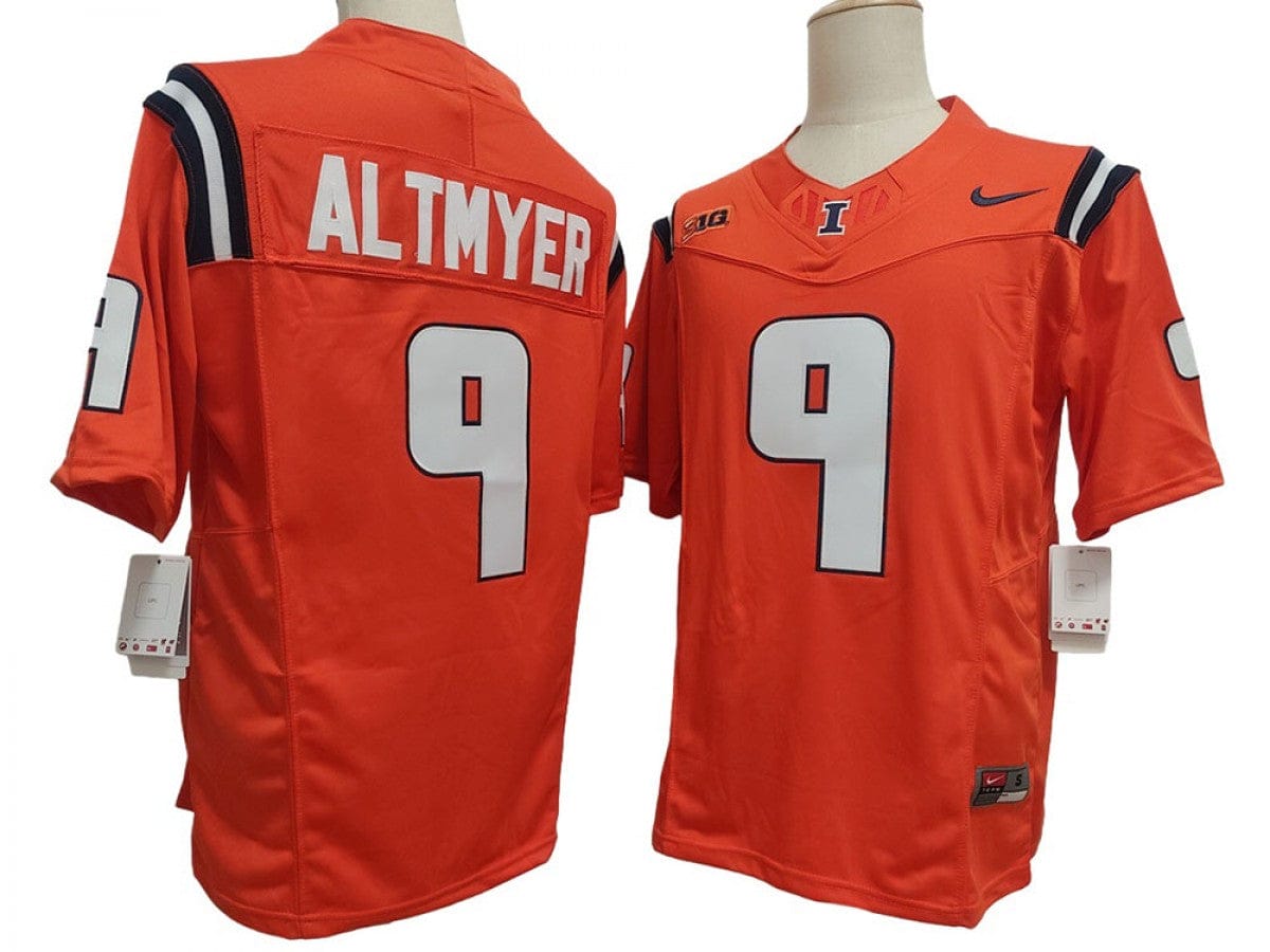 Illinois Fighting Illini #9 Luke Altmyer Vapor F.U.S.E. Limited Jersey - Image 2