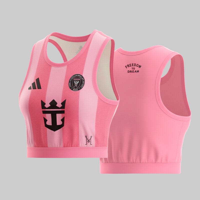 Inter Miami CF 2025-26 Home Crop Women’s Jersey Vibrant Fan Fashion – Pink