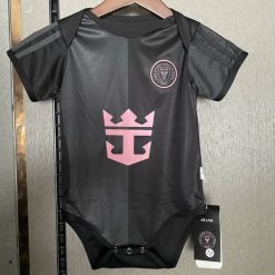 Inter Miami CF 2025-26 Sleek Infant Style Soccer Baby Bodysuit – Black
