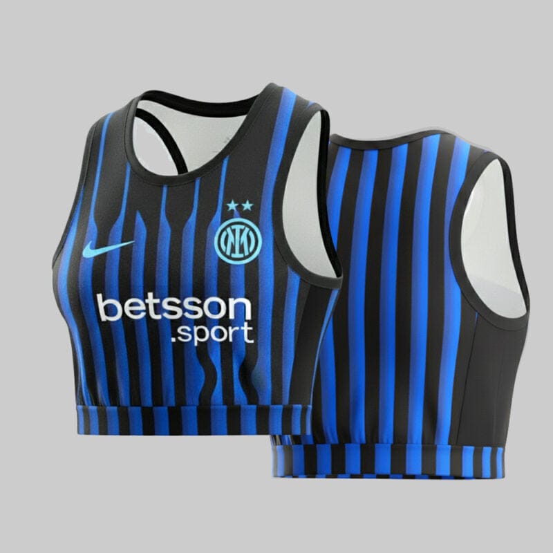Inter Milan 2025-26 Crop Women’s Jersey Bold Game Day Look – Blue