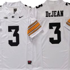 Alternative view of Iowa Hawkeyes #3 Cooper DeJean Vapor F.U.S.E. Limited Jersey Stitched