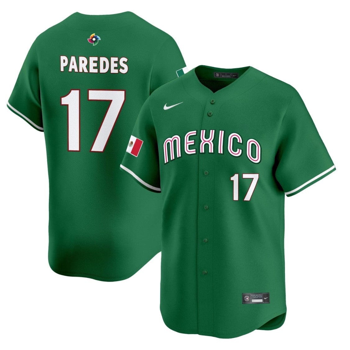 Isaac Paredes Jersey #17 Projected Team Mexico World Baseball Classic 2023 Style 2026 Roster - Image 3