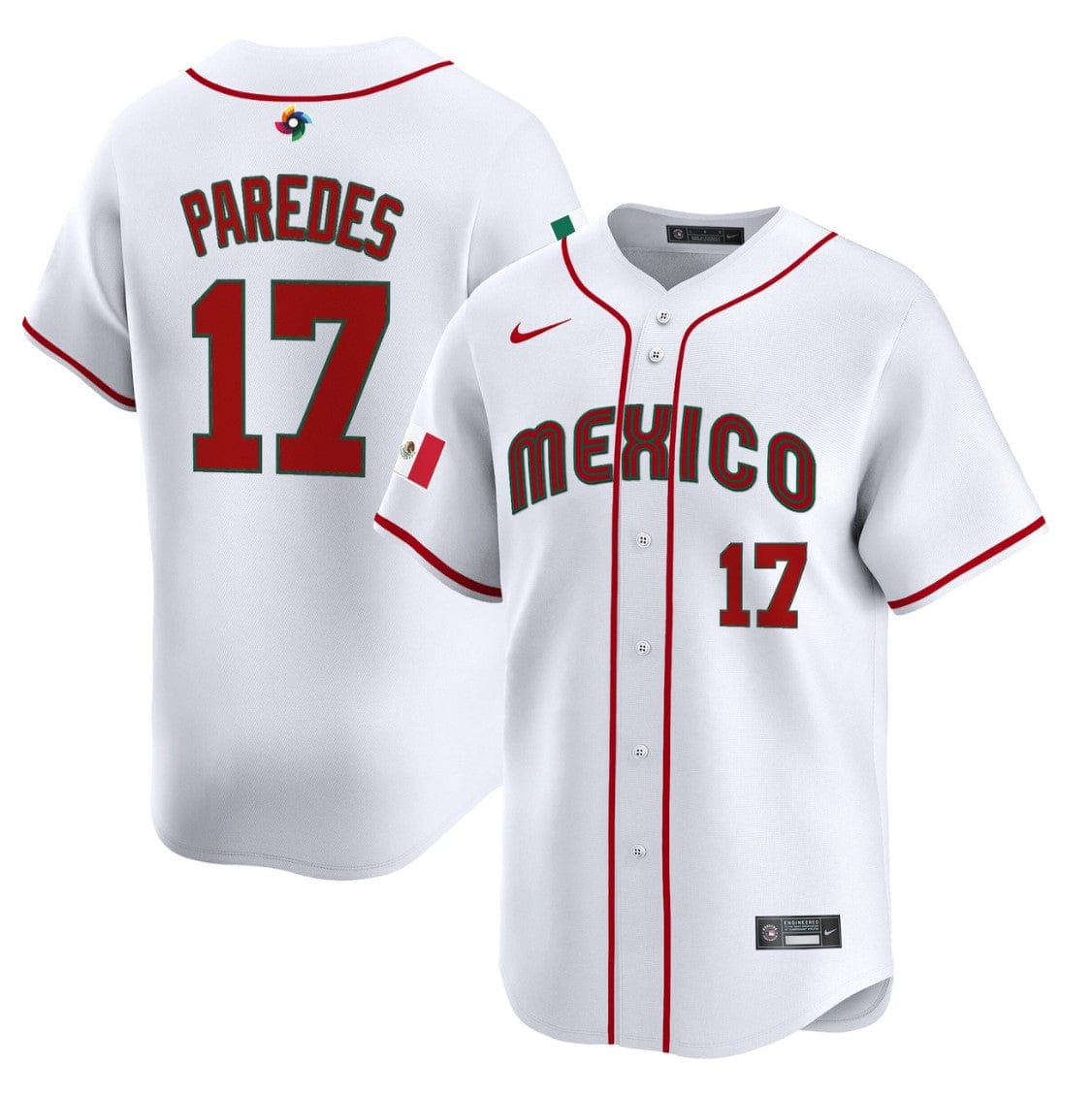 Isaac Paredes Jersey #17 Projected Team Mexico World Baseball Classic 2023 Style 2026 Roster - Image 5