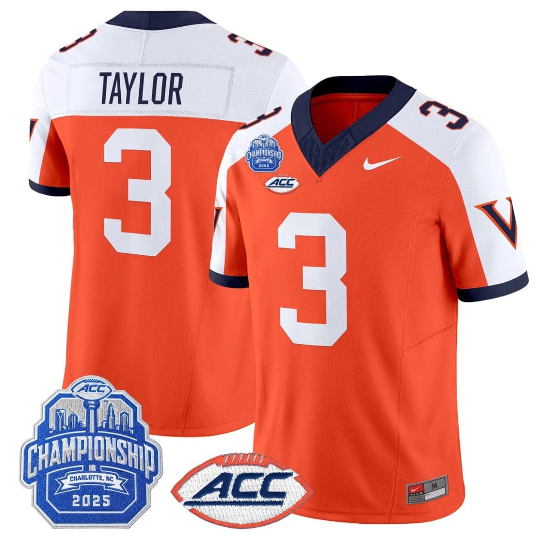 J'Mari Taylor Jersey #3 Virginia 1995 Throwbacks 2025 ACC Championship