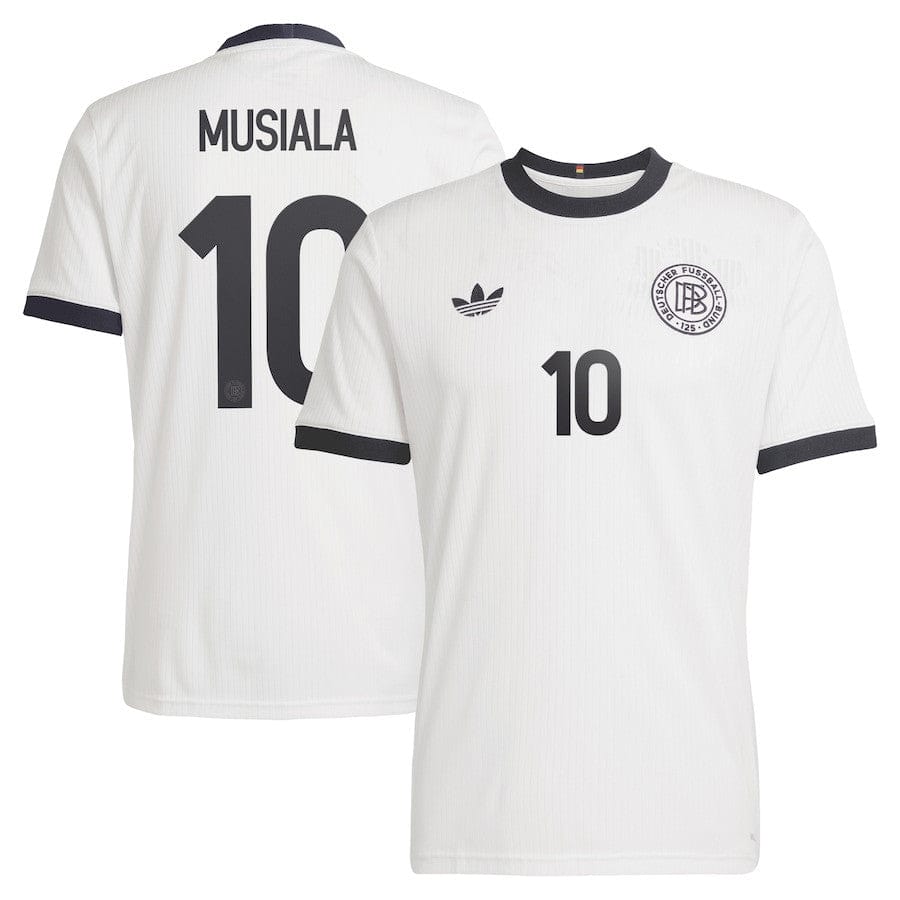 Jamal Musiala 10 Germany National Team 125th Anniversary Men Jersey – White