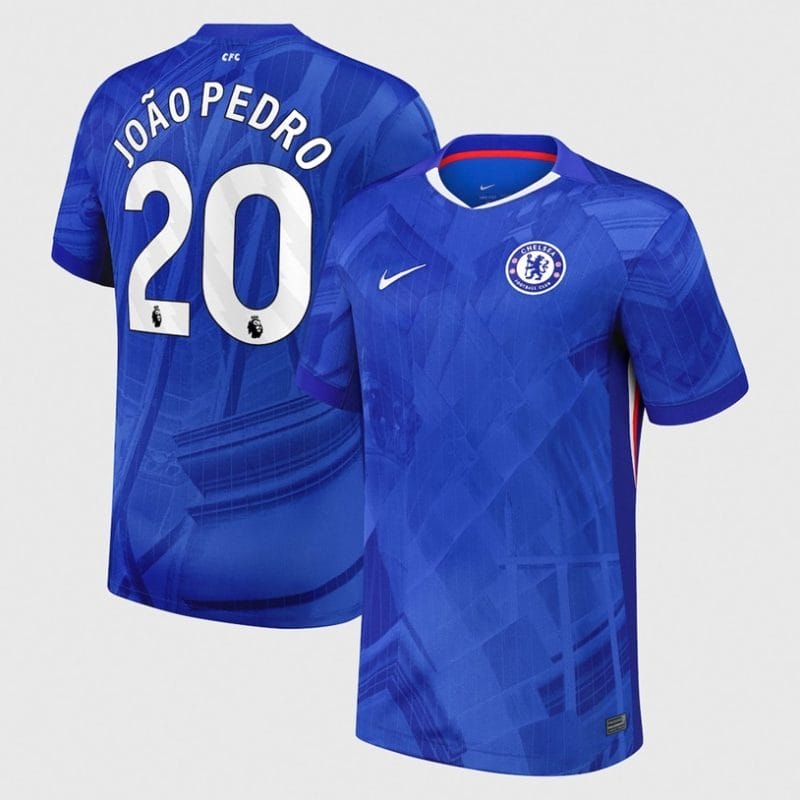 Josh Acheampong #34 Chelsea 2025-26 Home Match Jersey – Blue