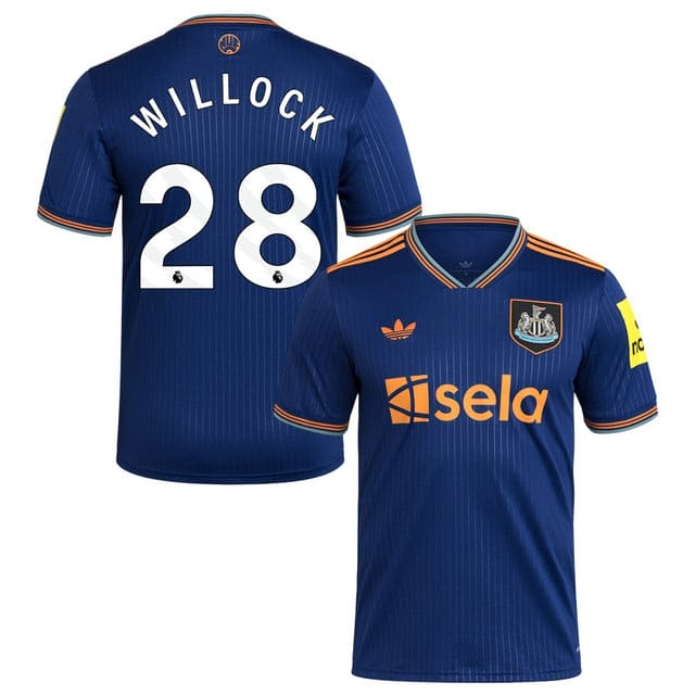 Joe Willock #28 Newcastle United 2025-26 Third Match Jersey – Navy
