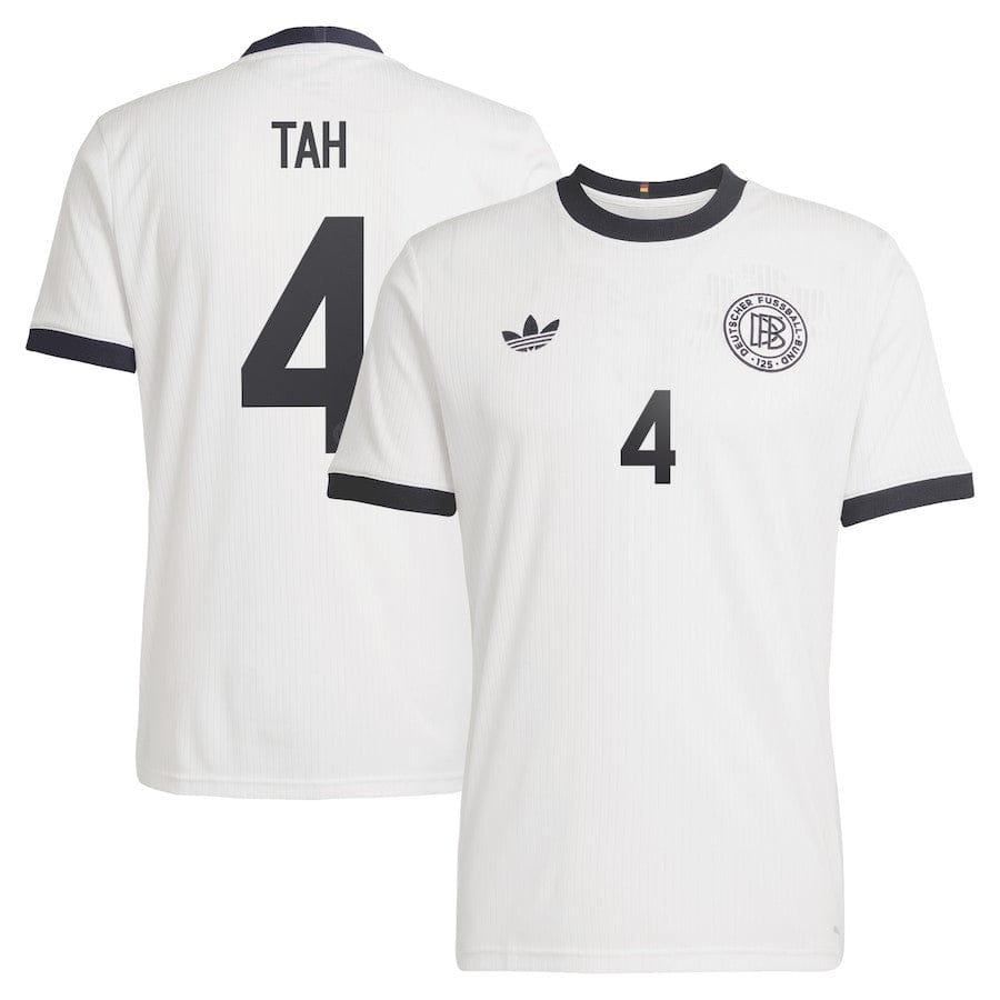 Jonathan Tah 4 Germany National Team 125th Anniversary Men Jersey – White