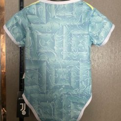 Alternative view of Juventus 2025-26 Modern Little Fan Away Soccer Baby Bodysuit – Light blue