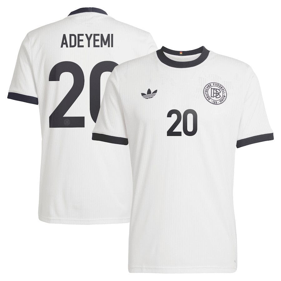 Karim Adeyemi 20 Germany National Team 125th Anniversary Men Jersey – White