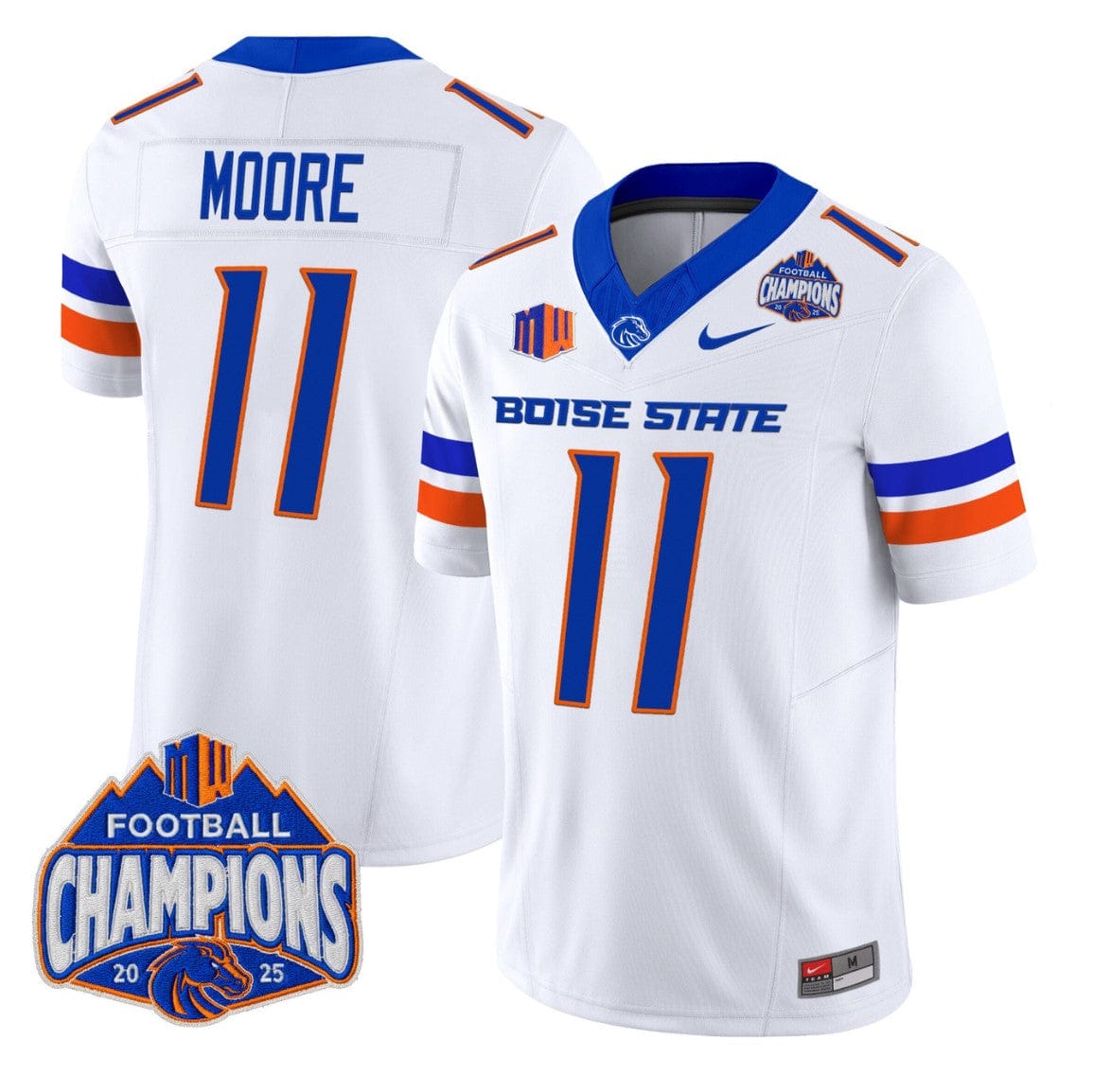 Kellen Moore Jersey #11 Boise State Broncos 2025 Mountain West Champions - Image 5