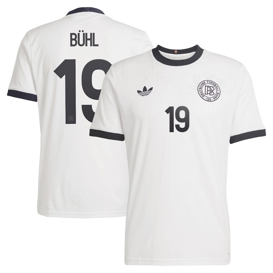 Klara Bühl 19 Germany National Team 125th Anniversary Men Jersey – White