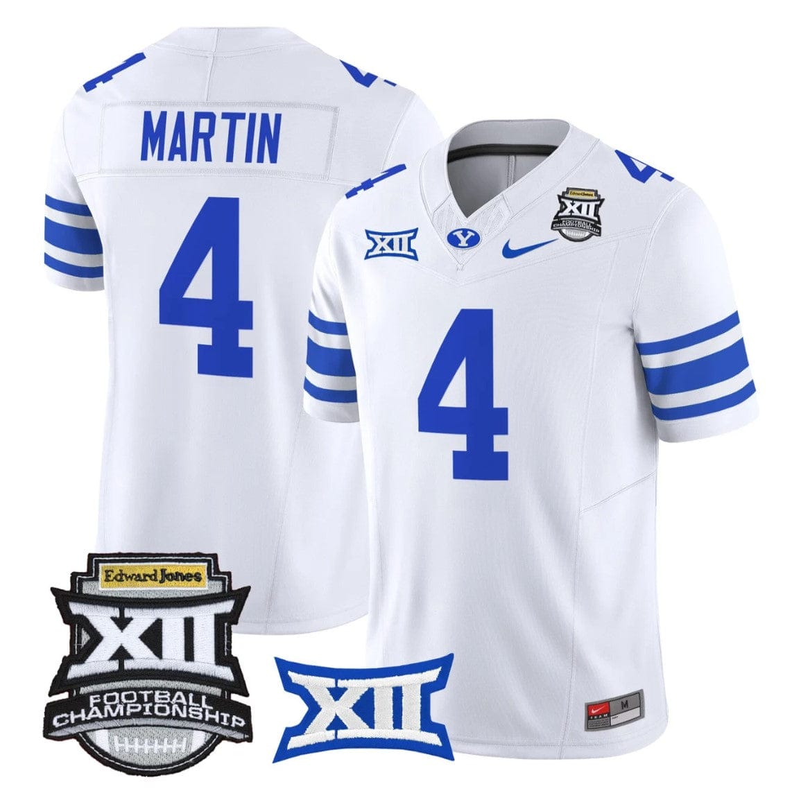 LJ Martin Jersey #4 BYU Cougars 2025 Big 12 Championship Vapor Stitched - Image 5