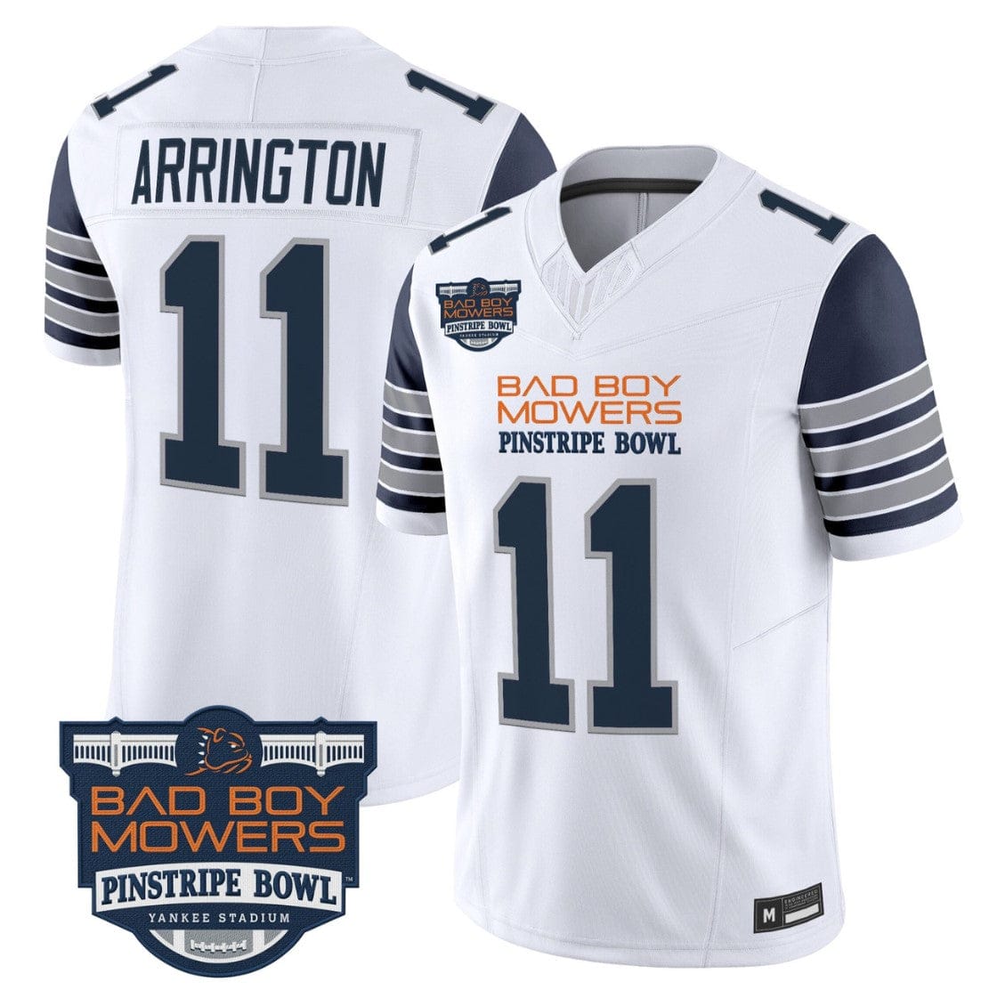 Alternative view of LaVar Arrington Jersey #11 Penn State 2025 Pinstripe Bowl Vapor Stitched