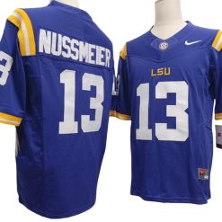 LSU Tigers #13 Garrett Nussmeier Vapor F.U.S.E. Limited Jersey