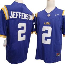 LSU Tigers #2 Justin Jefferson Vapor F.U.S.E. Limited Jersey