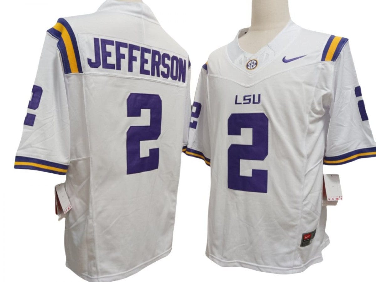 LSU Tigers #2 Justin Jefferson Vapor F.U.S.E. Limited Jersey - Image 2