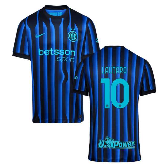 Lautaro Martínez #10 Inter Milan 2025-26 Home Match Jersey – Blue