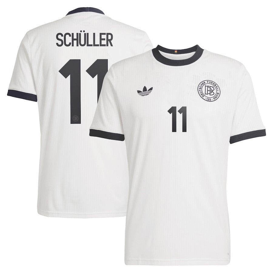 Lea Schüller 11 Germany National Team 125th Anniversary Men Jersey – White