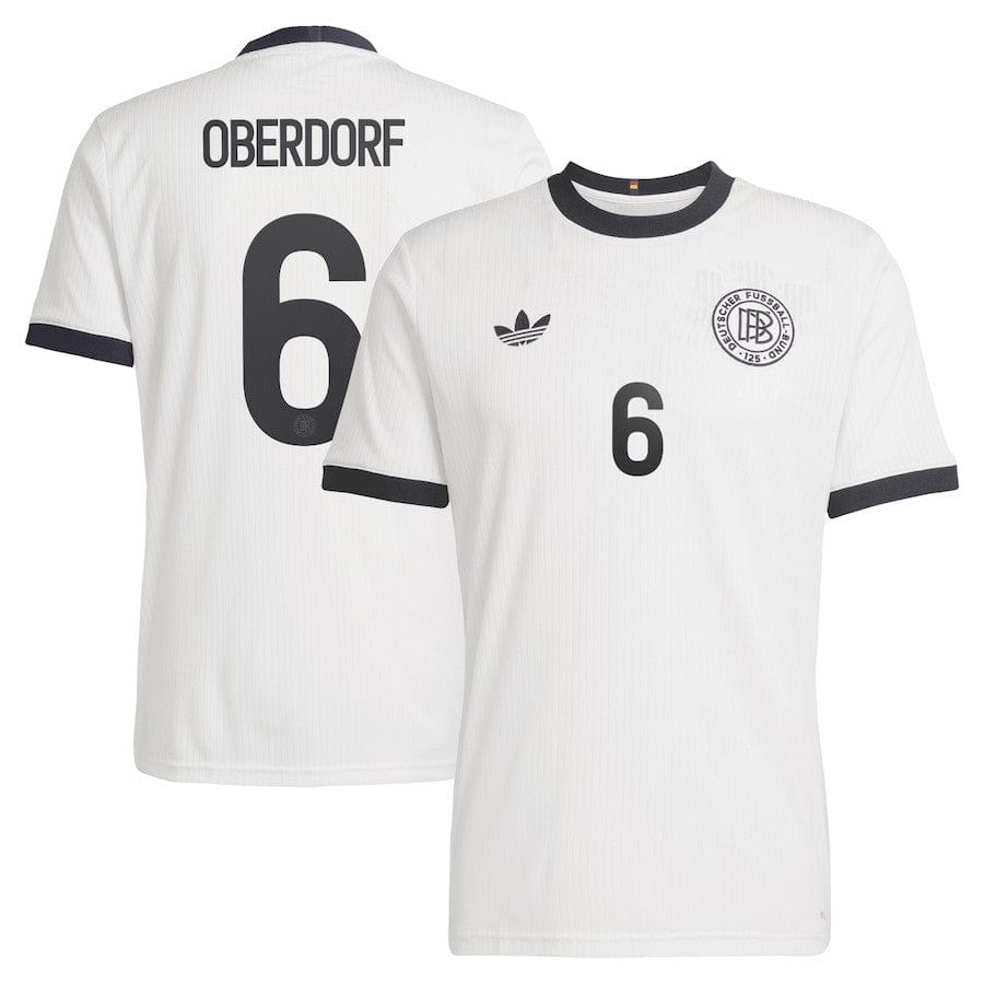 Lena Oberdorf 6 Germany National Team 125th Anniversary Men Jersey – White