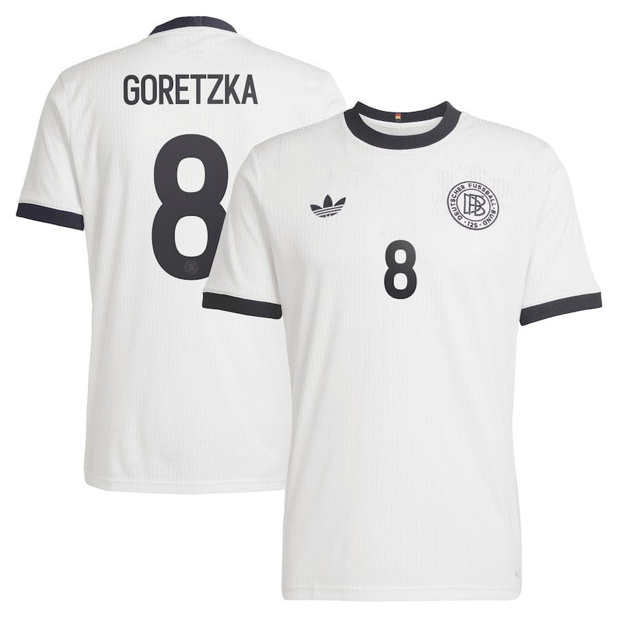 Leon Goretzka 8 Germany National Team 125th Anniversary Men Jersey – White