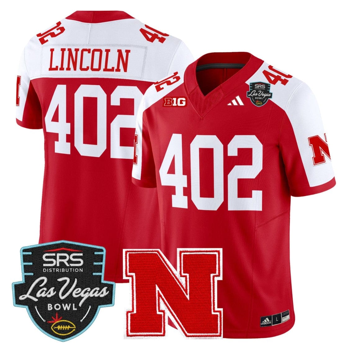 Lincoln Jersey #402 Nebraska Cornhuskers 2025 Las Vegas Bowl Stitched - Image 4