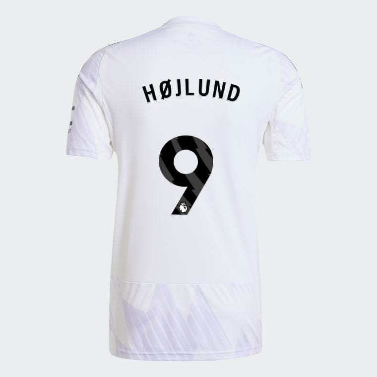 Manchester United 2025-26 Away HOJLUND 9 Match Jersey – White