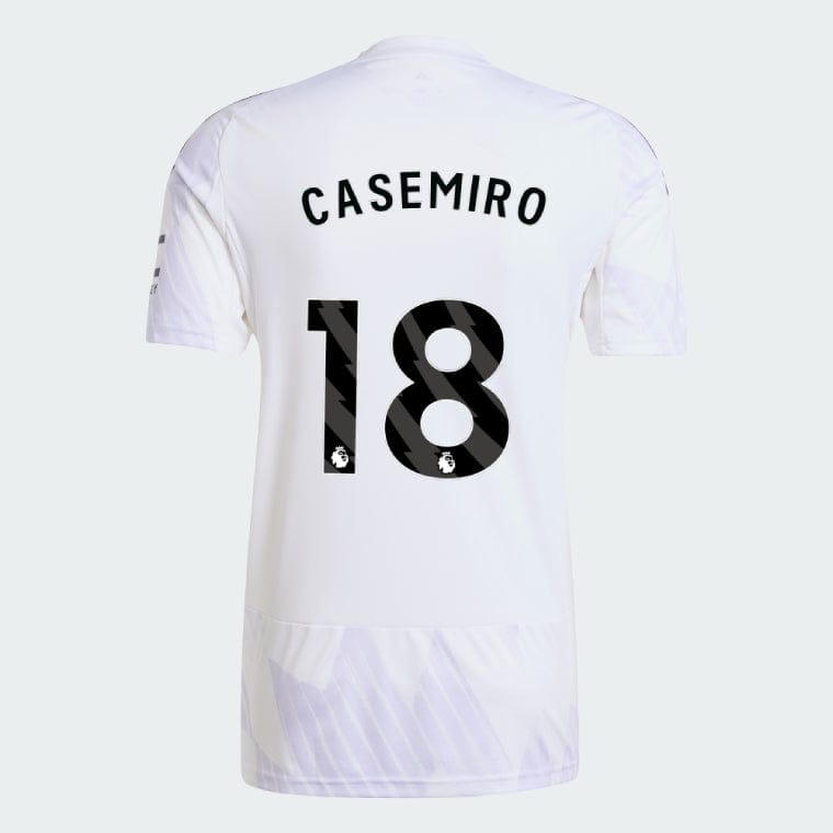 Manchester United 2025-26 Away CASEMIRO 18 Match Jersey – White