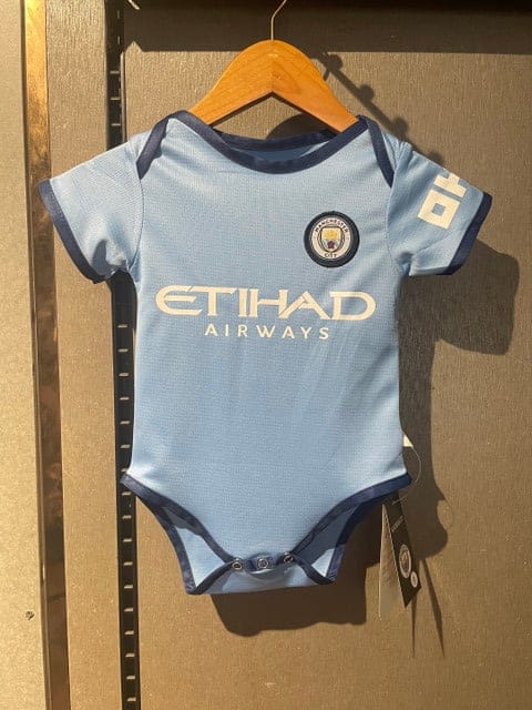 Manchester City 2025-26 Sky Blue Future Star Soccer Baby Bodysuit – Light Blue
