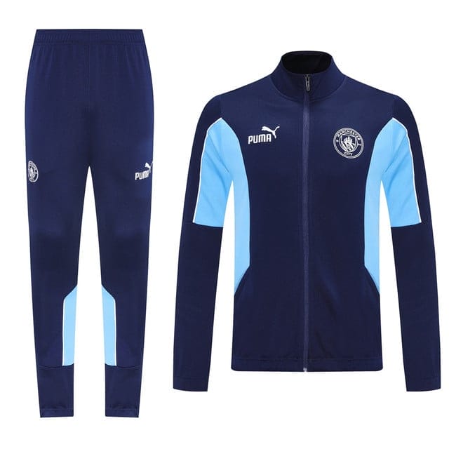 Manchester City 2025-26 Soccer Training Set – Blue Royal Blue
