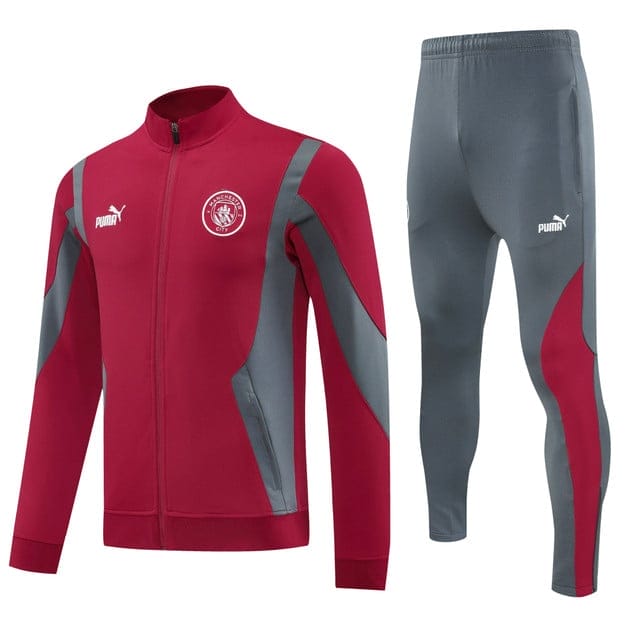 Manchester City 2025-26 Soccer Training Set – Crimson Power
