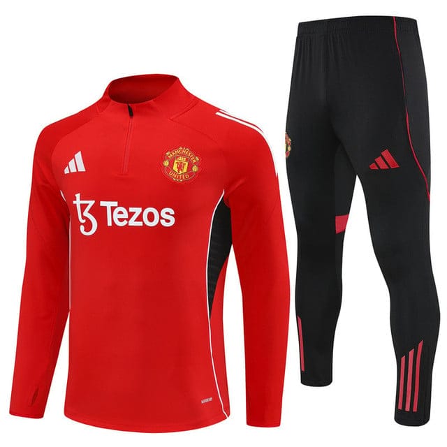 Manchester United 2025-26 Soccer Training Set – Bold Red Energy