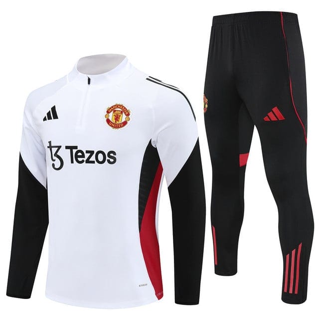Manchester United 2025-26 Soccer Training Set – Classic White