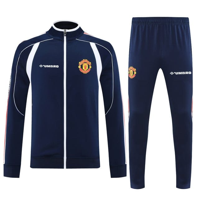 Manchester United 2025-26 Soccer Training Set – Navy retro