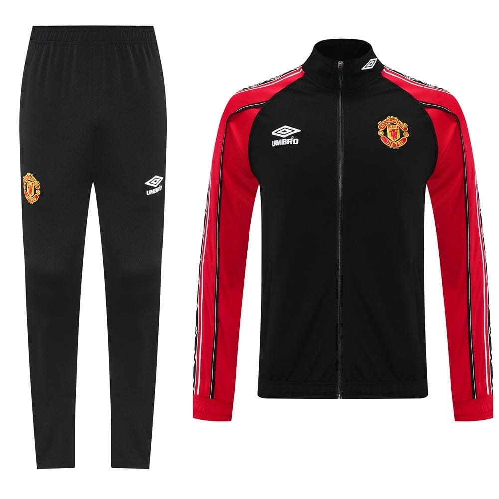Manchester United 2025-26 Soccer Training Set – Red Black Retro