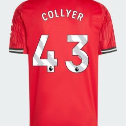Manchester United Home 2025-26 COLLYER 43 Match Jersey – Red