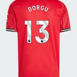 Manchester United Home 2025-26 DORGU 13 Match Jersey – Red