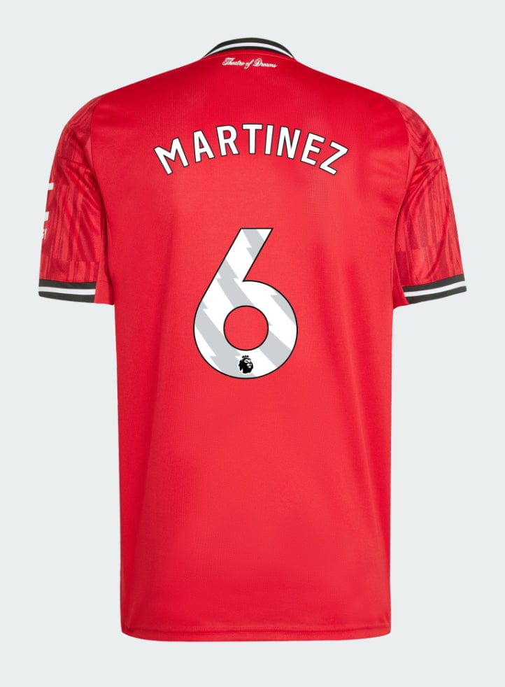 Manchester United Home 2025-26 MARTINEZ 6 Match Jersey – Red