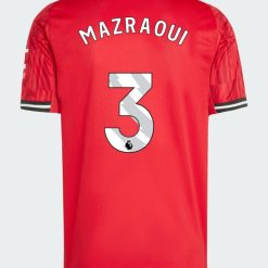 Manchester United Home 2025-26 MAZRAOUI 3 Match Jersey – Red