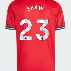 Manchester United Home 2025-26 SHAW 23 Match Jersey – Red