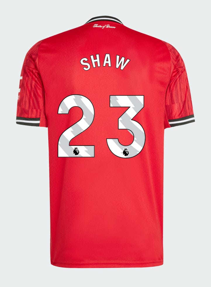 Manchester United Home 2025-26 SHAW 23 Match Jersey – Red