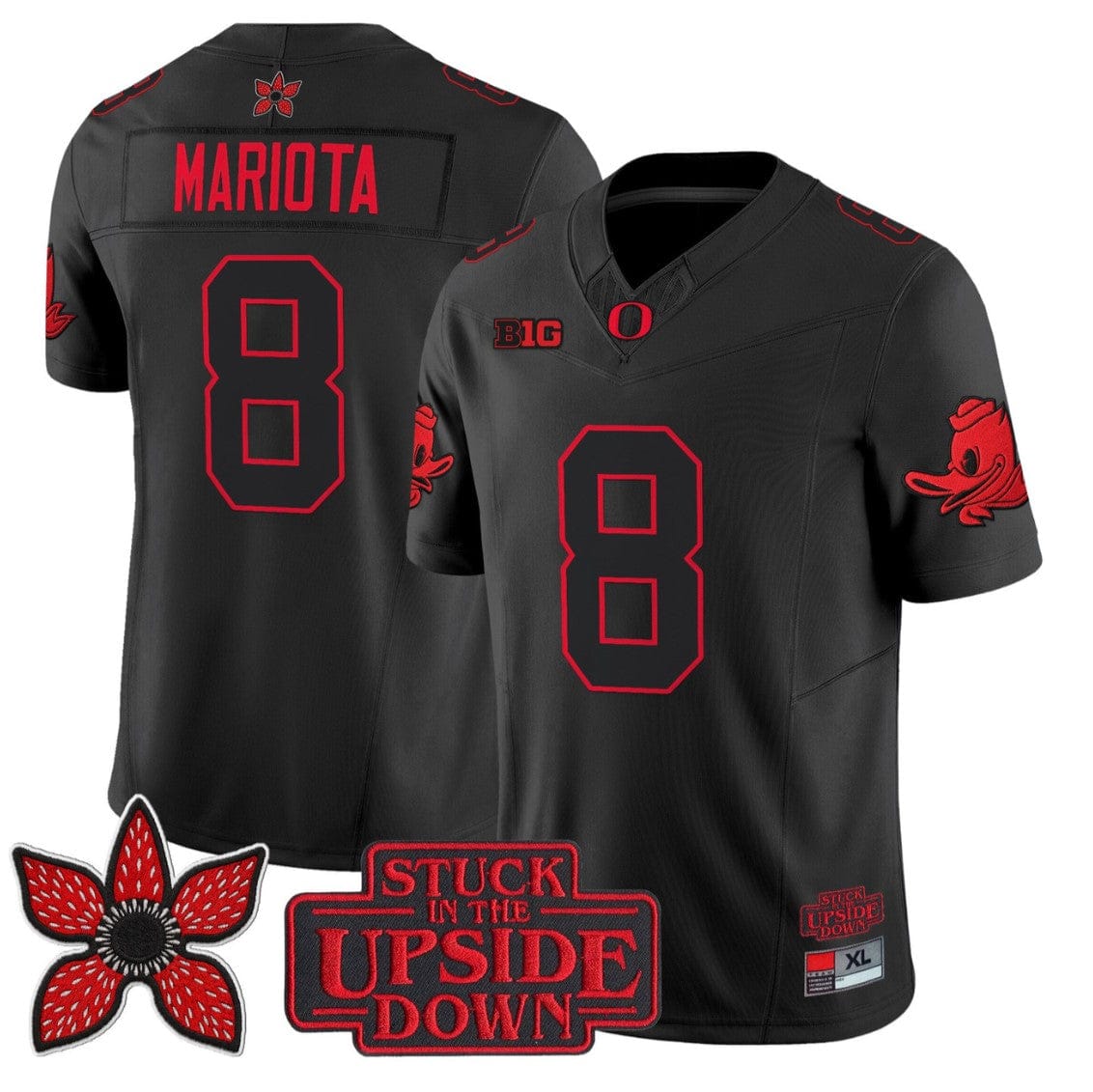 Marcus Mariota Jersey #8 Oregon Ducks Stranger Things Edition Limited Stitched